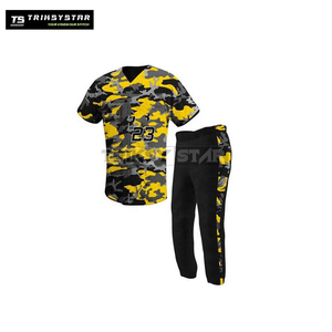 Ropa deportiva para hombres, uniforme de béisbol, uniforme de béisbol transpirable personalizado para entrenamiento de equipos juveniles, duradero - Product Image 1