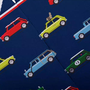 Chaussettes en coton jacquard personnalisées de style taxi londonien pour un usage quotidien pour un cadeau souvenir d'intérieur - Product Image 4