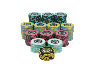 Jeton de poker en céramique professionnel de qualité casino 14gm couleur personnalisée et puce d'argile avec logo avec design professionnel - Product Image 2