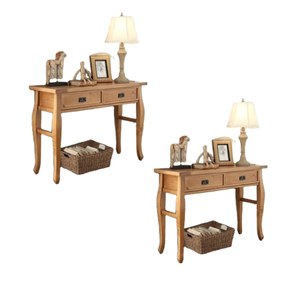 Meuble de buffet de meuble de rangement en bois de vente chaude pour le salon avec deux tiroirs de couleur marron Style européen - Product Image 4