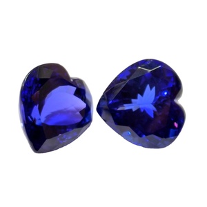 พลอยแทนซาไนต์พลอยพลอยพลอยแทนซาไนต์ประดับหัวใจตัดได้รูปหัวใจสวยงามสีธรรมชาติที่ดีที่สุด - Product Image 2