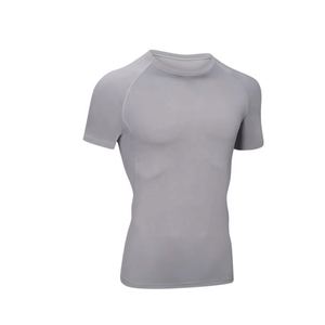 Mens Summer Casual Knitted Compression T-Shirts and Shorts Sets Breathable High Quality Gym Wear Wholesale Free Sample - Product Image 6