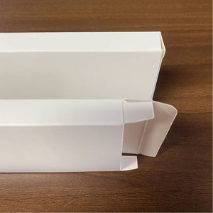 Caja de cartón blanca plana personalizable para teléfono móvil, caja de regalo de jabón hecha a mano, impresión en relieve, admite Logotipo de tamaño personalizado - Product Image 6