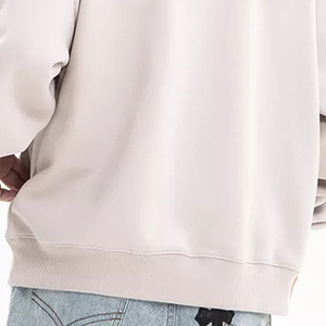 Sudadera con Capucha Extra Grande, 80% Algodón, 20% Poliéster, Cálida, Lisa, con Hombros Caídos, Escote Cruzado, Dobladillo Acanalado, Estampada - Product Image 6