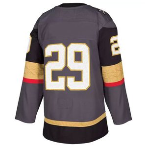 2024 nouveau design maillot de hockey sur glace à la mode 100% polyester matériel hommes maillot de hockey sur glace confortable vêtements de sport style séchage rapide - Product Image 1