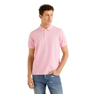 Offre Spéciale homme décontracté hauts vêtements couleur combinaison col rabattu 100% coton personnalisé polo t-shirt