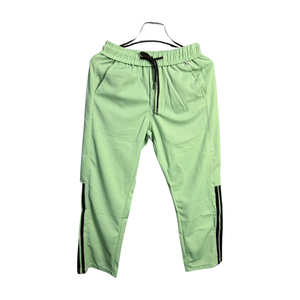 Pantalones de Hombre 100% Poliéster de Microfibra Tejida, ODM, Logotipo Personalizable, Estilo Urbano, Frente Plano, Panel Lateral en Contraste - Product Image 1