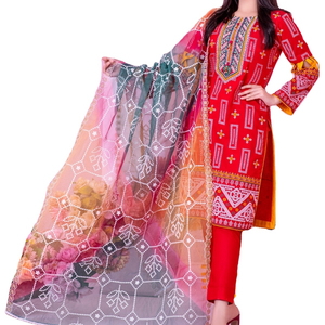 Nouvelle Collection 2025-26 : Robes de Soirée Longues en Tissu Lawn pour Femme – Élégance Brodé Extensible – Service OEM et Vente en Gros - Product Image 1