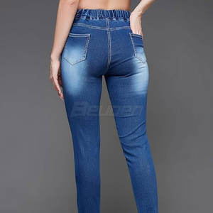 Pantalones Vaqueros de Cintura Media para Mujer, Fabricados en Fábrica Profesional, Transpirables, 100% Algodón Lavado, de Alta Calidad, Casuales y Lisos - Product Image 3