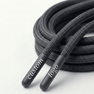 Cordones Trenzados con Logotipo Personalizado, 100% Poliéster, Impermeables |   Bolsas para Ropa, Zapatos y Accesorios (OEM/Venta al por Mayor) - Product Image 6