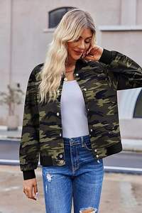 2025 automne mode université Bomber veste pour femmes décontracté boutonné Style léger école tenues avec tenue courte - Product Image 2