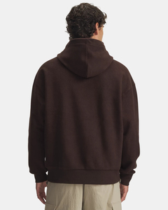 Sweatshirt Pullover Solid Color Digital Printing Zipper-Up Drop Shoulder Elastic Rib Breathable 100% Cotton Autumn Wear Hoodie - Product Image 5