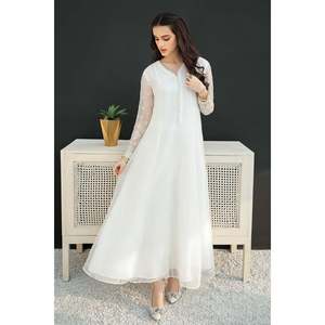 Ensemble en Chiffon Brodé pour Femmes PR-557 - Product Image 1