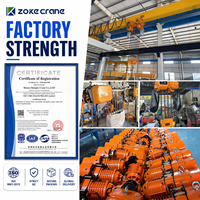 Palans à chaîne électriques 0,5T 1T 2T 3T 5T avec chariot pour levage en atelier et entrepôt – Vente directe usine