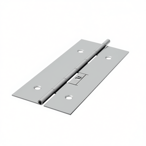 Nickel-Plated Iron Rod Hinge 32mm <b>Open</b> Width 0.7mm Thickness 1800mm Length for Cabinet Organizers Pack Size 10 - Product Image 3