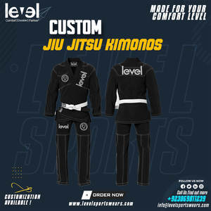 Kimono Jiu Jitsu Uniforms Men Suit Jiu Jitsu Karate Gi Jiu Jitsu Gi 2025 Wholesale Arts Uniform 2025 Bjj Kimono Uniform - Product Image 3
