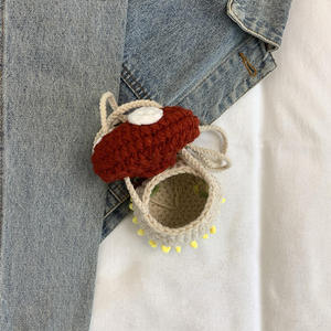Sac fourre-tout mini en crochet fait main pour filles et enfants, nouvelle mode printemps-été, sac à bandoulière, porte-monnaie, doux, léger, écologique - Product Image 4