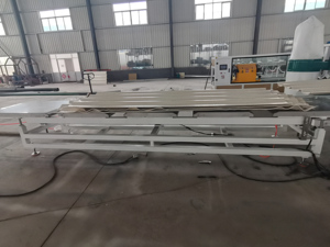 Recycling glasierte Fliesendachbedachung ASA PVC Kunststoff Trapez-Dachblech-Formung Extruder Fertigung Herstellungsmaschine - Product Image 6