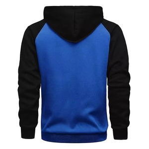 Sweat-shirt bleu personnalisé avec logo, 100% coton, nouveau design streetwear, confortable pour l'école, le travail, les loisirs, style numérique personnalisé - Product Image 2