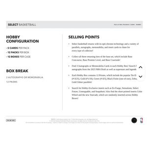 La mejor gama de cajas de baloncesto Panini Select 2023-24 de primera calidad para compradores mayoristas - Product Image 4