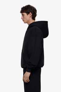 Ensemble de survêtement de luxe de haute qualité, style boxy, à double couche, avec capuche, 100% coton, surdimensionné, logo personnalisé, streetwear, 2 fermetures éclair d'hiver - Product Image 3