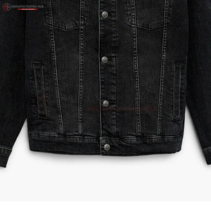 Oversized Denim <b>Jacket</b> For Men Breathable <b>Winter</b> Season Wholesale <b>Cheap</b> Prices Plus Size Denim <b>Jackets</b> For Man - Product Image 4