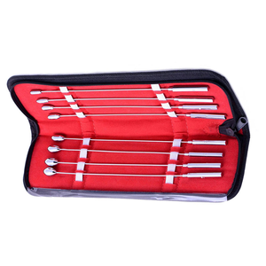 Thép không gỉ tử cung âm thanh dilator Set phụ khoa cụ Kit hegar dilators với <span class=keywords><strong>Pouch</strong></span> dụng cụ y tế - Product Image 3