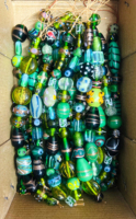 Perles en verre soufflé à la main, best-seller, 10-20mm, rondes/ovales/tubes/cubes, blanc opaques, pour la fabrication de bijoux (vente au détail)