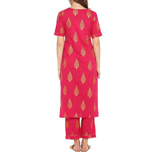 Shalwar Kameez de haute qualité, dernière collection en gros, design pakistanais, coton rouge, style indien-pakistanais, toutes saisons, prêt à porter 2023 - Product Image 5