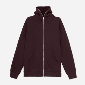 Sudaderas con capucha de felpa francesa con cremallera completa informal para hombre con estampado bordado popular personalizado nuevo diseño sobre la cara para la temporada de invierno - Product Image 6