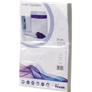 55g/m Self-Adhesive Tyvek White Paper <b>Envelopes</b> 20pcs/pack <b>Folding</b> <b>Pocket</b> DIN C4 229 X 324 mm (W X H) Window 20pcs/pack - Product Image 1