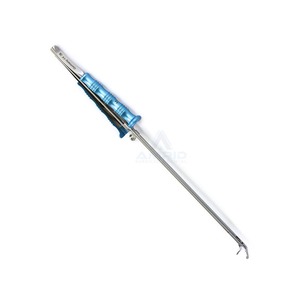 Nœud thoracoscopique niveau/poussoir 5mm arbre, avec verrouillage, 6.75 ''(17cm), poignée ronde, 11.75''(30cm) kit de chirurgie ciseaux chirurgicaux - Product Image 2