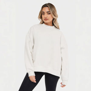 2025 Sweatshirts <b>Hoodies</b> Fleece O Neck Pullover Breathable Women's Sweatshirts Casual <b>Comfy</b> Fashion Sweatshirts OEM Breathable - Product Image 4