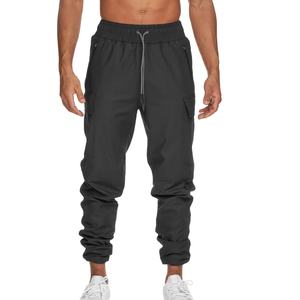Pantalones Jogger Casuales Personalizados para Hombre, Tela de Lona Antipilling, Cintura Alta Elástica, Bolsillos, Color Personalizado, Ligeros, Servicio OEM - Product Image 1
