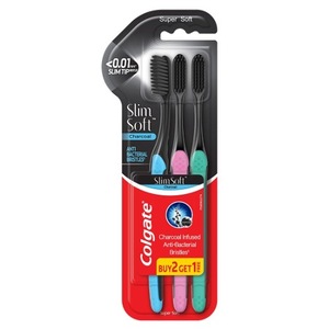 Achetez des brosses à dents Colgate Charcoal Flex Clean Slim Soft en gros au prix d'usine, prêtes pour une livraison rapide dans le monde entier - Product Image 1