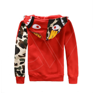 เสื้อฮู้ดซิปเต็มตัว ผ้าฟลีซคอตตอนคุณภาพสูง สไตล์สตรีทแวร์สำหรับฤดูหนาว ปักลาย  รักษ์โลก แขนยาว สำหรับผู้ชาย น้ำหนัก 300 กรัม - Product Image 6