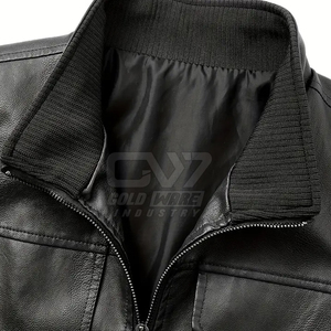 Gilet en cuir pour hommes de meilleure qualité Gilet en cuir durable pour hommes Gilet en cuir de haute qualité - Product Image 3