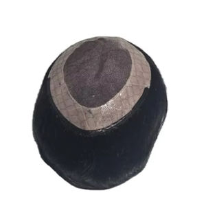 Taz Hair BD, Sistema Capilar Masculino con Peluca de Cabello Humano Remy Indio Estilo Yaki, Trama Única para Encaje - Product Image 5