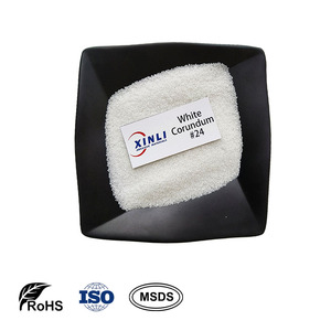 24 Grit Trắng hợp nhất alumina giá WA Trắng <span class=keywords><strong>Corundum</strong></span> Grit Al2O3 vật liệu chịu lửa - Product Image 2