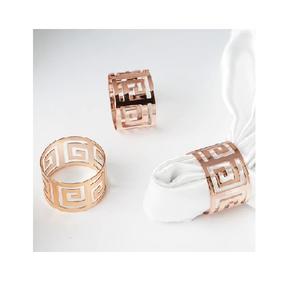 Anneau de serviette en cuivre de luxe, anneau de serviette en laiton personnalisé, vente en gros, décoration de mariage, anneaux de serviette en cuivre pour un prix bas - Product Image 1