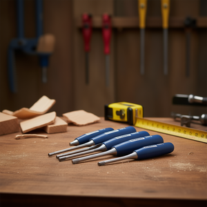 Ensemble de ciseaux à bois Stanley 5002, 6 pièces, ciseaux et poinçons - Product Image 3