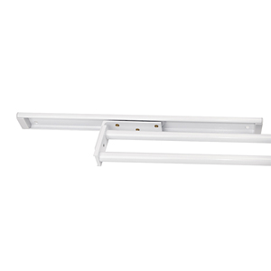 Emuca España Toallero Extensible de Aluminio de 2 Brazos Pintado en Blanco Modelo 7054312 - Product Image 3