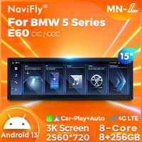 Navifly MNL 15 pulgadas Android13 coche Android estéreo gps radio para Volkswagen para BMW 5 Series E60 con reproductor multimedia para coche