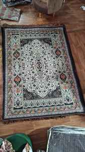 Modern Moroccan Abstract Pattern High Pile Woven Wool/Silk Area Rug Living Room Bedroom Office Interior <b>Flooring</b> Home Washable - Product Image 5