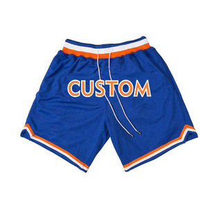 Pantalones cortos de baloncesto de verano personalizados para hombre, conjuntos transpirables de talla grande, protección UV antibacteriana, LICRA/malla de algodón de secado rápido - Product Image 1