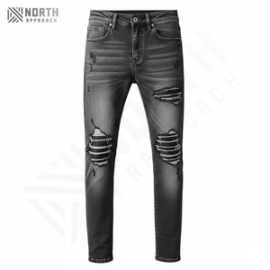 Jeans de Mezclilla para Hombre de Primera Calidad al por Mayor 2025, Diseño Sólido, Temporada de Primavera, Secado Rápido, Ligeros, Personalizables, Servicio OEM, Precio - Product Image 2