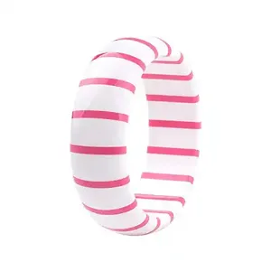 Multicolor <b>Acrylic</b> Resin Chunky Wide Wrist Bracelet Resilient Fashion Wrist <b>Jewelry</b> that Never Fades - Product Image 5