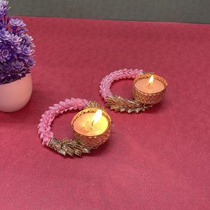 Artículos de Decoración Diwali para Decoración del Hogar, Portavelas Redondo Hecho a Mano para Velas de Té - Product Image 6