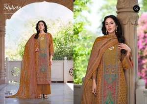 ชุดคอลเลกชั่นวัสดุพิมพ์ดิจิตอลมัสลินแคตตาล็อกเต็มรูปแบบเหมาะสำหรับใส่ไปปาร์ตี้ - Product Image 4