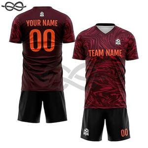 Usine directe rétro Vintage maillots de football impression gratuite personnalisée Football Sublimation classique rétro survêtement impression de nom gratuite - Product Image 2